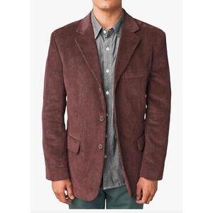 Abbott Elementary Men's Corduroy Blazer Jacket Brown Size L
